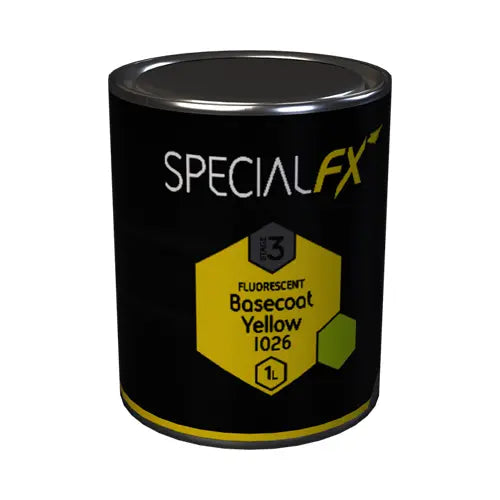 Special FX Fluorescent Basecoat 1 Litre - RAL 1026 Luminous Yellow