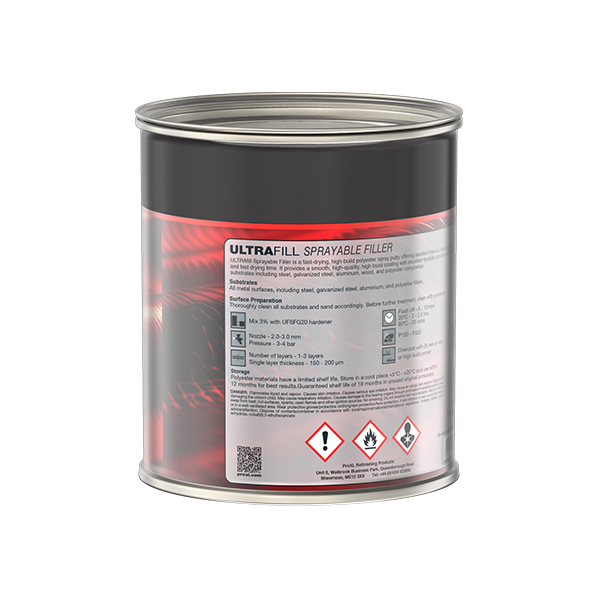 ProXL Gen20 Ultrafill Sprayable Body Filler 1 Litre