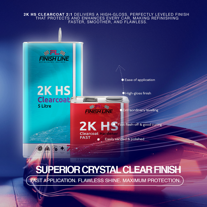 Finish Line 2K HS Clearcoat 7.5 Litre Kit