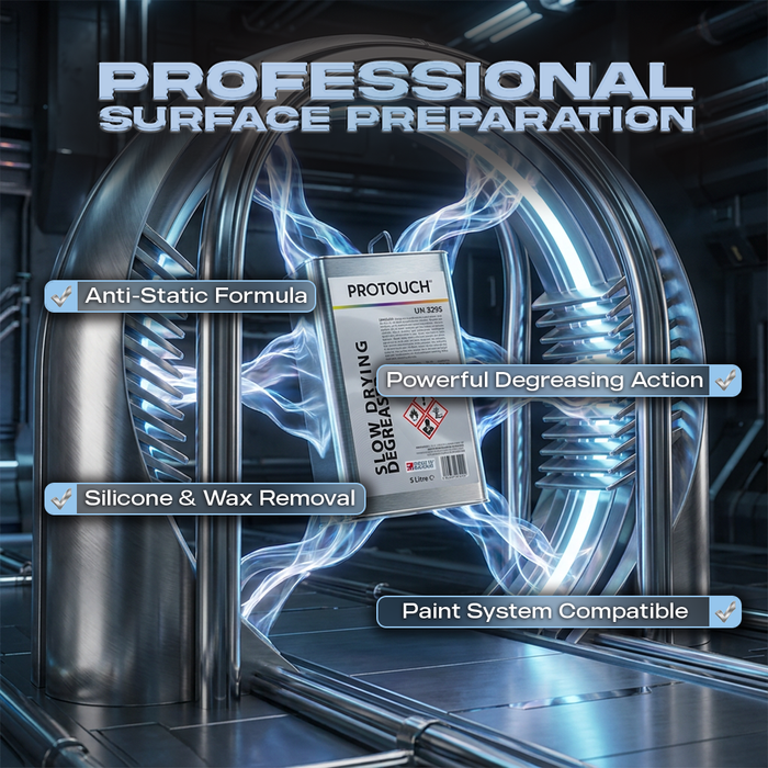 Slow Drying Degreaser 5 Litre, Anti-static, Non-silicone, Slow Evaporation - Protouch