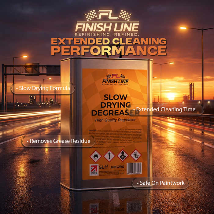 Slow Drying Degreaser 5 Litre, Anti-static, Non-silicone, Slow Evaporation - Finish Line