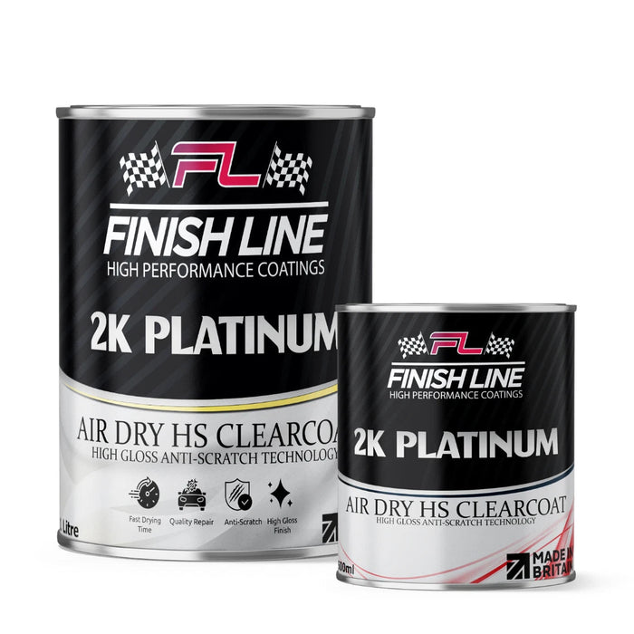 Finish Line 2K HS Air Dry Clearcoat 1.5 Litre Kit