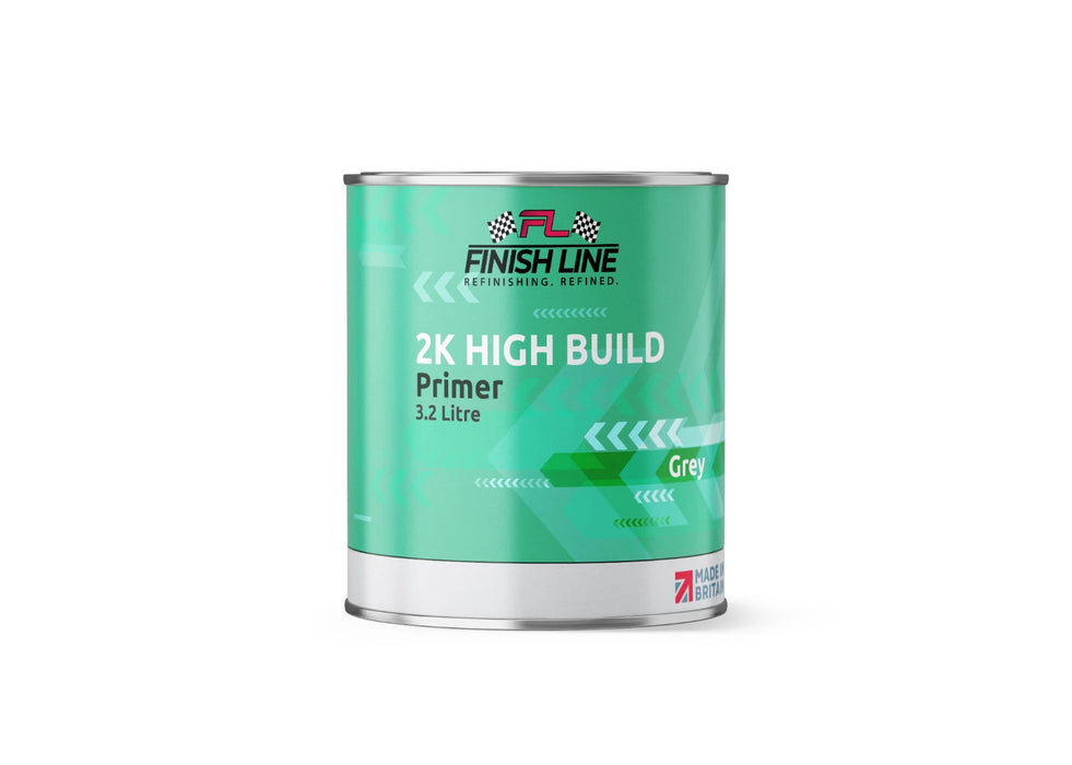 Finish Line 2K High Build Grey Primer 4 Litre Kit