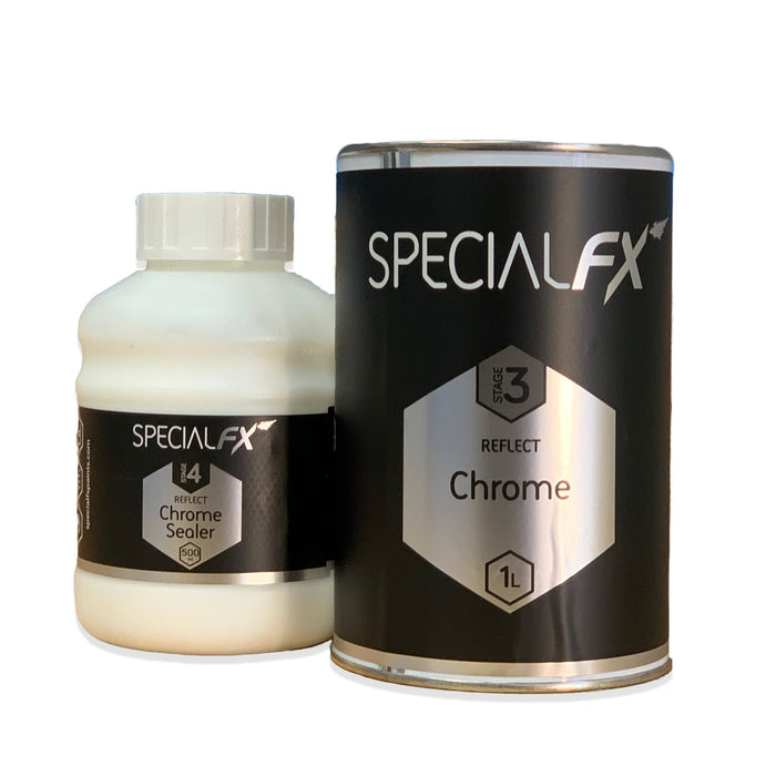 Special FX Chrome Paint + Chrome Sealer 1.5 Litre Kit