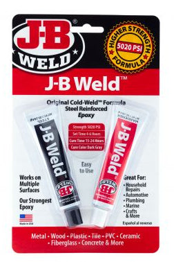 JB Weld Original Steel Epoxy Twin Tube 2oz